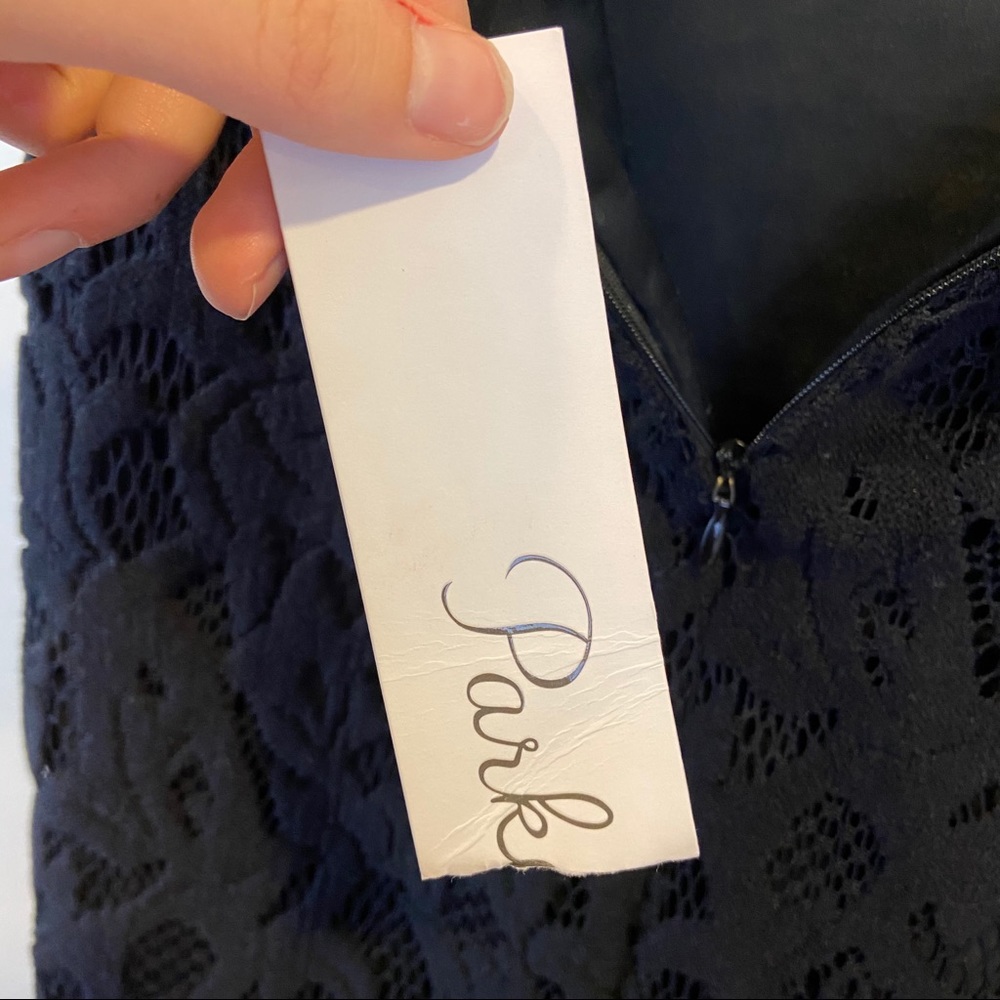 NWT Parker “Sandia” Black Lace Pencil Skirt - Picture 10 of 13